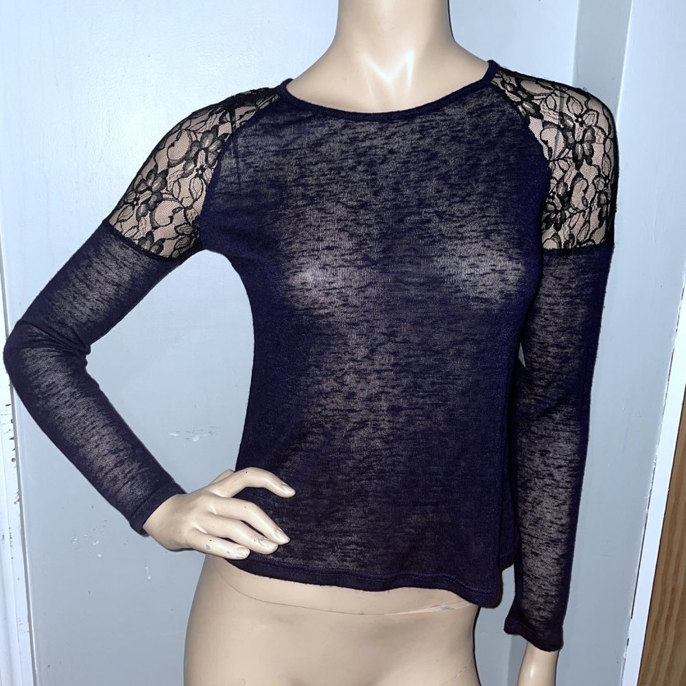 Abound Knit Lace Shirt